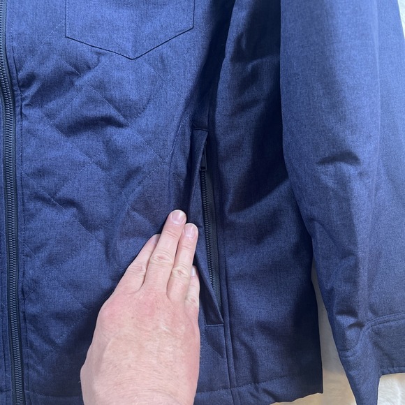 NWT UNTUCKit Jacket Mens XL Patriot Blue Gardner Quilted City Flap Pockets - Picture 5 of 10